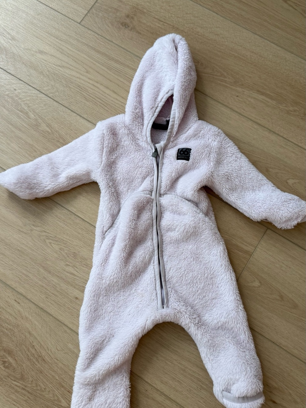 66 North Light Pink Fleece Suit